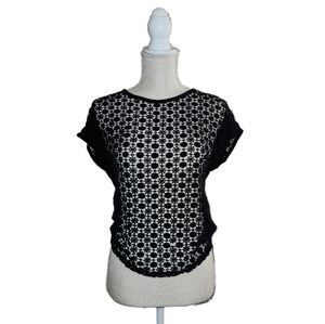 See Thru Front Top Black - Small